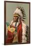 Tall Man Dan, Sioux Indian-null-Framed Art Print