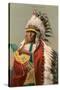 Tall Man Dan, Sioux Indian-null-Stretched Canvas