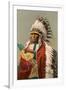 Tall Man Dan, Sioux Indian-null-Framed Art Print