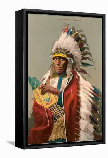 Tall Man Dan, Sioux Indian-null-Framed Stretched Canvas