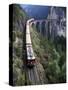 Tall Rock Bridge, Bernina, Switzerland-Gavriel Jecan-Stretched Canvas