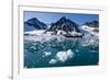 Tall Sailing Ship in Fjord, Svalbard-Paul Souders-Framed Photographic Print