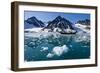 Tall Sailing Ship in Fjord, Svalbard-Paul Souders-Framed Photographic Print