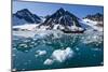 Tall Sailing Ship in Fjord, Svalbard-Paul Souders-Mounted Photographic Print