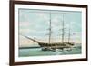 Tall Ship Constellation, Newport, Rhode Island-null-Framed Art Print