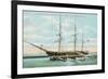 Tall Ship Constellation, Newport, Rhode Island-null-Framed Art Print