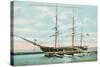 Tall Ship Constellation, Newport, Rhode Island-null-Stretched Canvas