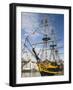 Tall Ship Grand Turk, Moored in Inner Harbour, Whitehaven. Cumbria, England, United Kingdom, Europe-James Emmerson-Framed Photographic Print