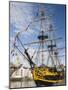 Tall Ship Grand Turk, Moored in Inner Harbour, Whitehaven. Cumbria, England, United Kingdom, Europe-James Emmerson-Mounted Photographic Print