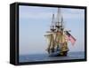 Tall Ship the Kalmar Nyckel, Chesapeake Bay, Maryland, USA-Scott T. Smith-Framed Stretched Canvas