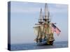 Tall Ship the Kalmar Nyckel, Chesapeake Bay, Maryland, USA-Scott T. Smith-Stretched Canvas