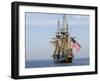 Tall Ship the Kalmar Nyckel, Chesapeake Bay, Maryland, USA-Scott T. Smith-Framed Photographic Print