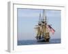 Tall Ship the Kalmar Nyckel, Chesapeake Bay, Maryland, USA-Scott T. Smith-Framed Photographic Print