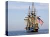 Tall Ship the Kalmar Nyckel, Chesapeake Bay, Maryland, USA-Scott T. Smith-Stretched Canvas