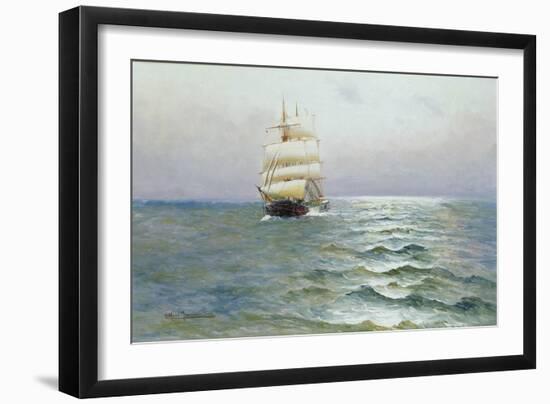 Tall Ship-Alfred Serenius Jensen-Framed Giclee Print