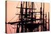Tall Ships at Sunset 1-Alan Hausenflock-Stretched Canvas