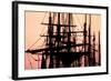 Tall Ships at Sunset 1-Alan Hausenflock-Framed Photographic Print