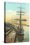 Tall Ships at Wheat Warehouse, Tacoma, Washington-null-Stretched Canvas