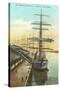 Tall Ships at Wheat Warehouse, Tacoma, Washington-null-Stretched Canvas