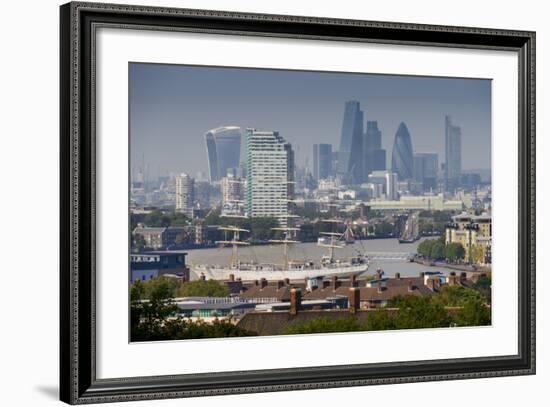 Tall Ships Festival on River Thames-Charles Bowman-Framed Photographic Print