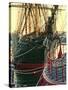 Tall Ships in Darling Harbour-Danny Head-Stretched Canvas