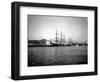 Tall Ships Moored at Dock, Port of Seattle, Circa 1913-Asahel Curtis-Framed Giclee Print