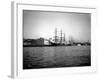 Tall Ships Moored at Dock, Port of Seattle, Circa 1913-Asahel Curtis-Framed Giclee Print