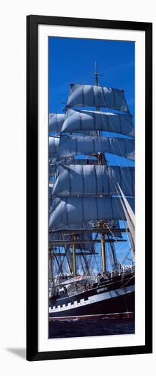 Tall Ships Race in the Ocean, Baie De Douarnenez, Finistere, Brittany, France-null-Framed Photographic Print