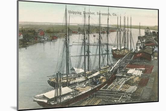 Tall Ships, Savannah, Georgia-null-Mounted Art Print