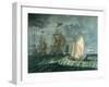 Tall Ships with Full Sail-null-Framed Giclee Print