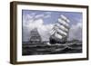 Tall Ships-Xanthus Russell Smith-Framed Giclee Print