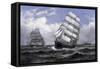 Tall Ships-Xanthus Russell Smith-Framed Stretched Canvas