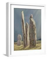 Tall Stones of Callanish, Isle of Lewis, 1986-7-Evangeline Dickson-Framed Giclee Print