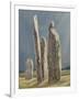 Tall Stones of Callanish, Isle of Lewis, 1986-7-Evangeline Dickson-Framed Giclee Print