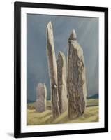 Tall Stones of Callanish, Isle of Lewis, 1986-7-Evangeline Dickson-Framed Giclee Print