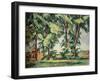 Tall Trees at the Jas de Bouffan, c1883, (1929)-Paul Cezanne-Framed Giclee Print