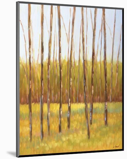 Tall Trees I (left)-Libby Smart-Mounted Art Print