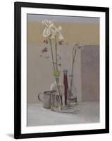 Tall White Irises, 2009-William Packer-Framed Giclee Print