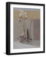 Tall White Irises, 2009-William Packer-Framed Giclee Print