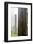 Tall wooden steles at the Wisdom Path, Lantau Island, Hong Kong, China.-Michael DeFreitas-Framed Photographic Print