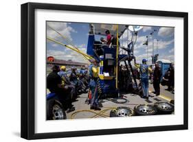 Talladega Superspeedway Race, Talladega, Alabama-Carol Highsmith-Framed Art Print