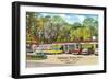 Tallahassee Dining Room, Florida-null-Framed Art Print