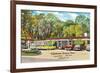 Tallahassee Dining Room, Florida-null-Framed Art Print