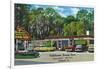 Tallahassee, Florida - Aaa Dining Room Motor Hotel-Lantern Press-Framed Art Print