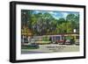 Tallahassee, Florida - Aaa Dining Room Motor Hotel-Lantern Press-Framed Art Print