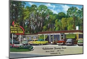 Tallahassee, Florida - Aaa Dining Room Motor Hotel-Lantern Press-Mounted Art Print