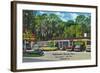 Tallahassee, Florida - Aaa Dining Room Motor Hotel-Lantern Press-Framed Art Print