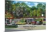 Tallahassee, Florida - Aaa Dining Room Motor Hotel-Lantern Press-Mounted Premium Giclee Print