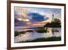 Tallahassee, Florida - St. Marks Lighthouse-Lantern Press-Framed Art Print