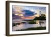 Tallahassee, Florida - St. Marks Lighthouse-Lantern Press-Framed Art Print